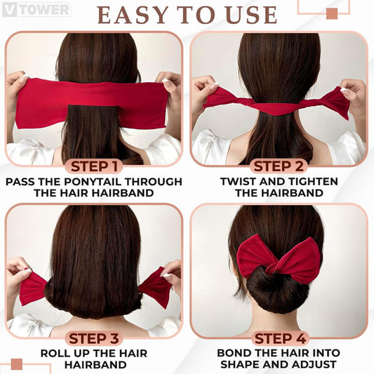 Elegant Hair Bun Maker - Effortless Hairstyling Tool 2