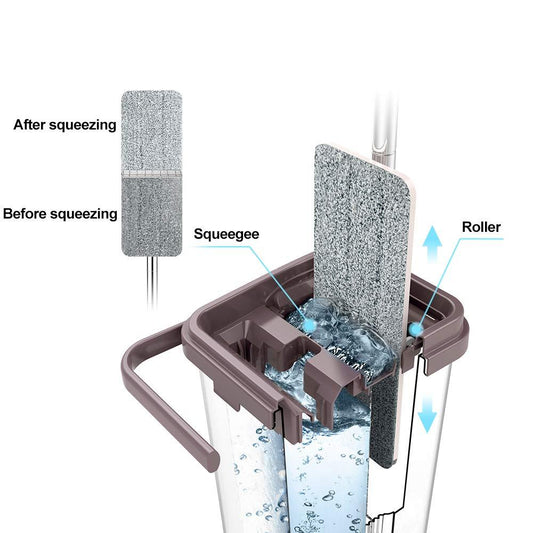 Magic Flat Mop - Effortless Floor Cleaning Tool 2