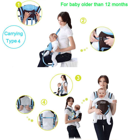 Ziggy Ergonomic Carrier - Comfortable Baby Carrier for Parents 2