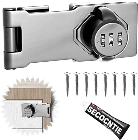 Cabinet Password Hasp Locks - Secure Keyless Access