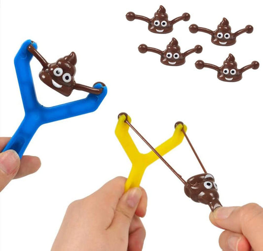 Smiley Poop Slingshot Toy - Hilarious Fun for Kids 2