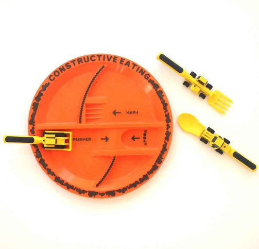 Eating Construction Combo Set - Fun Mealtime for Kids