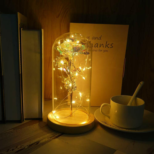 GALAXY ROSE FLOWER DOME - Everlasting Love Gift 2