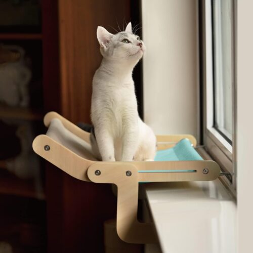 Cat Window Perch Lounge Mount Hammock - Ultimate Feline Relaxation 2