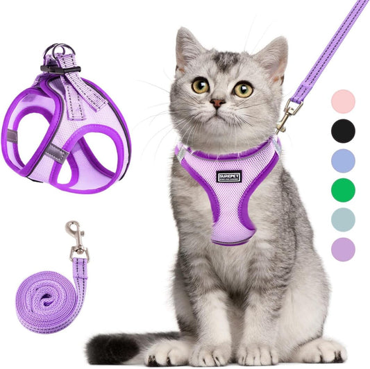 Cat Harness and Leash Set - Escape-Proof for Safe Adventures 2