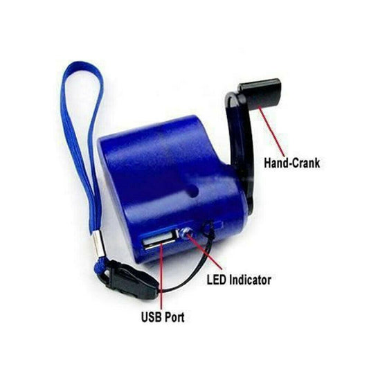 Hand Crank USB Phone Charger - Stay Powered Outdoors 2