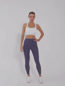 Sports Bra - Zip Front Design for Ultimate Comfort 1