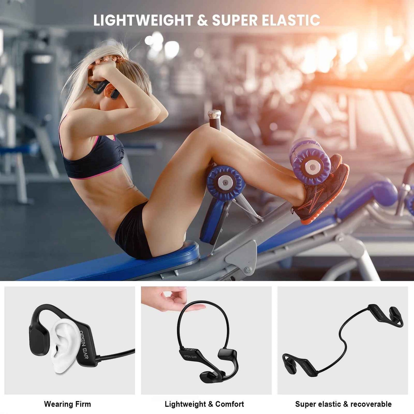 Open Ear Sport Headphones - Experience Music Comfortably