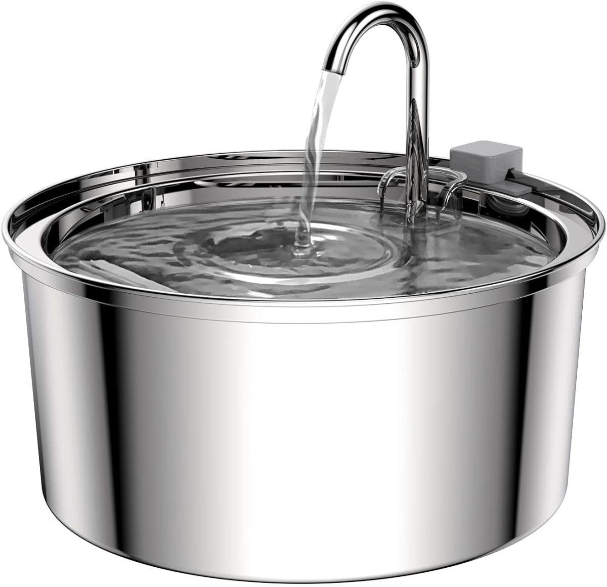 Stainless Steel Cat Drinking Fountain - Hydration Made Easy 2