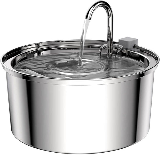 Stainless Steel Cat Drinking Fountain - Hydration Made Easy 2