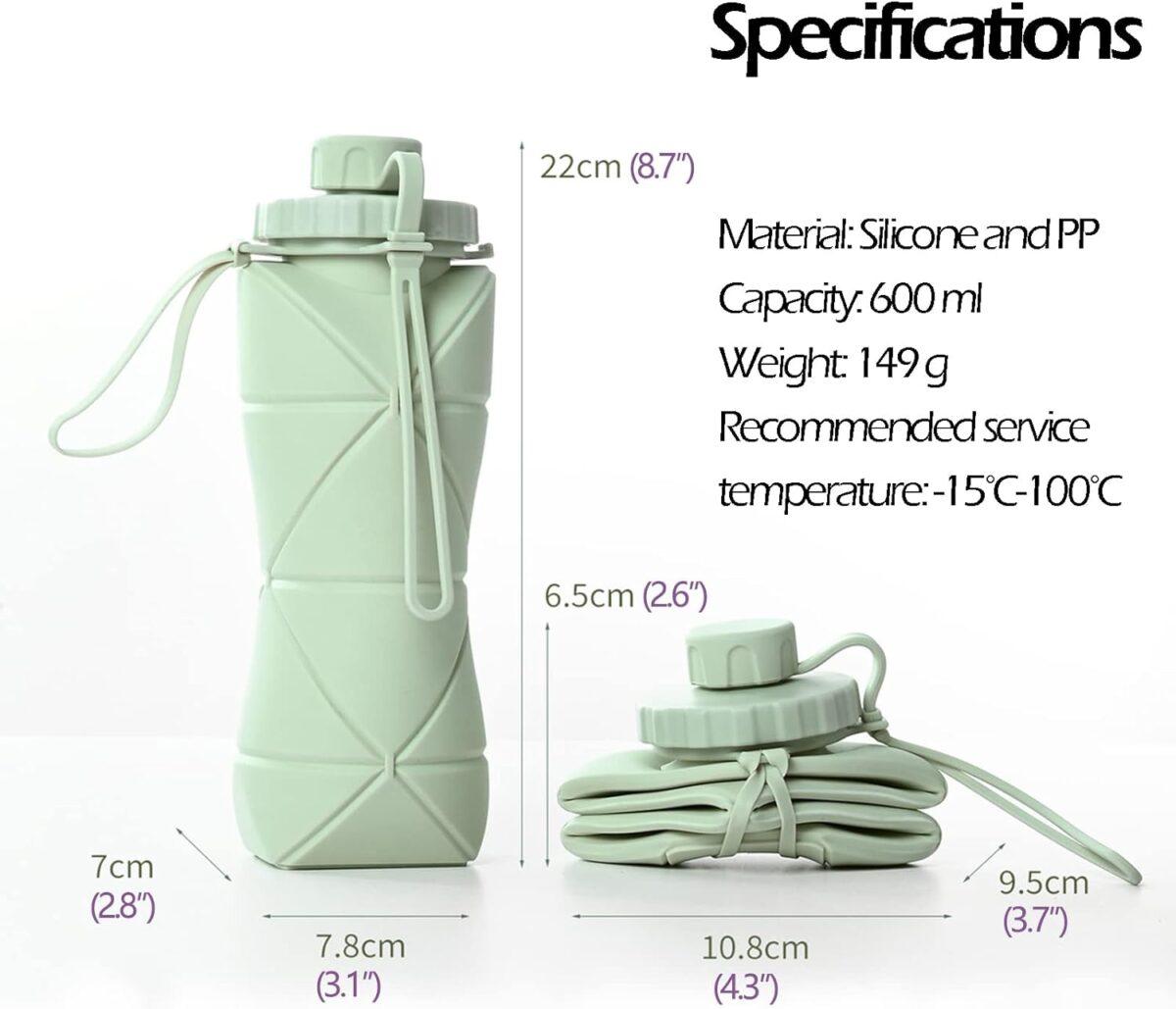 Silicone Foldable Water Bottles - Stay Hydrated Anywhere 2