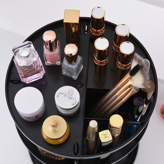 360 Rotating Make-up Organizer - Effortless Beauty Storage 2