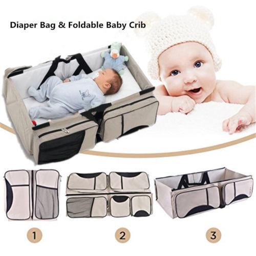 3 In 1 Diaper Bag - Stylish & Functional for Parents 2