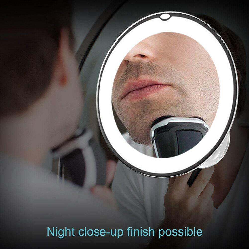 10x Magnifying LED Lighted Makeup Mirror - Flawless Application 2