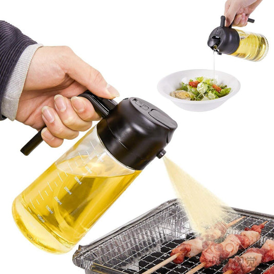 2-in-1 Spray Oil Bottle - Mess-Free Cooking Solution 2