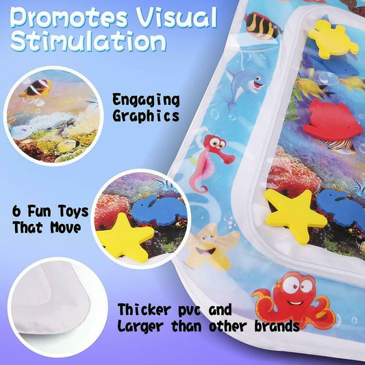 Baby Water Mat - Splash-tastic Sensory Play for Infants 2