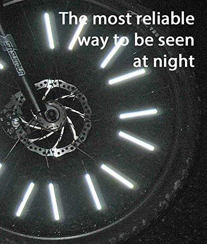 Bicycle Wheel Spoke Reflector - 12PCS for Maximum Safety 2