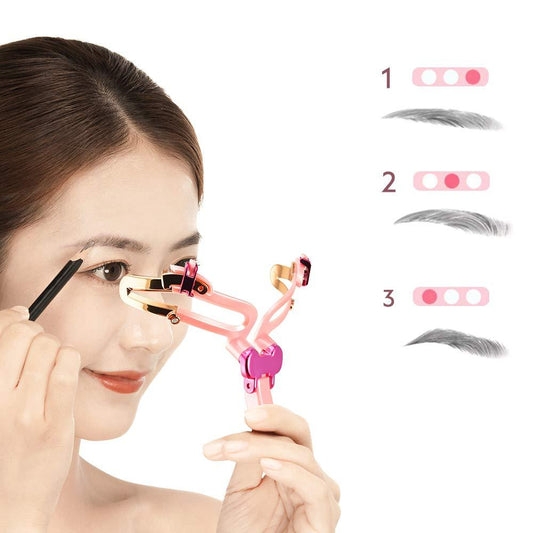Adjustable Eyebrow Shapes Stencil - Perfect Brow Shaping Tool 2