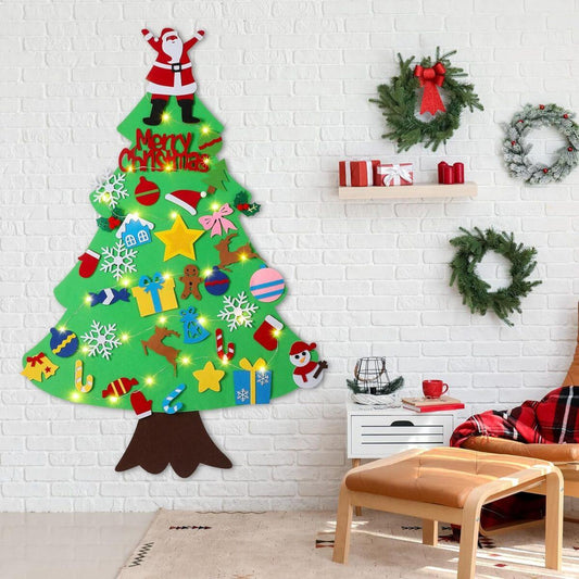 Felt Christmas Tree for Kids - Mess-Free Holiday Fun 2
