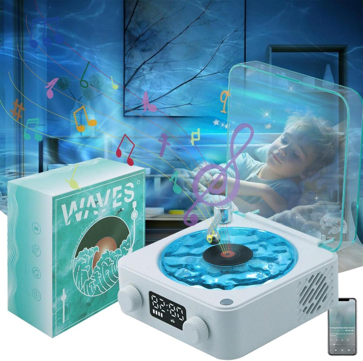 Waves Vinyl Bluetooth Speaker - Vintage Sound Experience 2