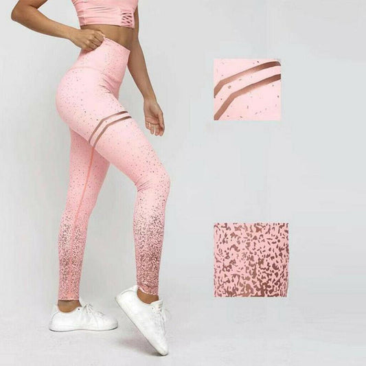 Sparkling Yoga Leggings - Stylish & Comfortable Workout Wear 2