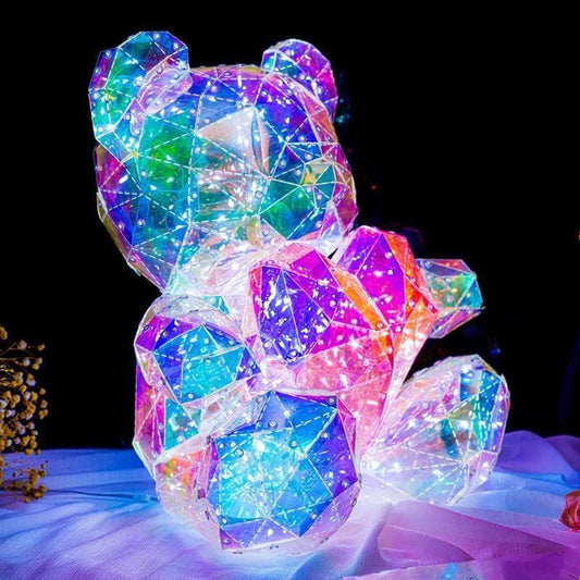 Shining LED Teddy Bear - Illuminate Your Love 2