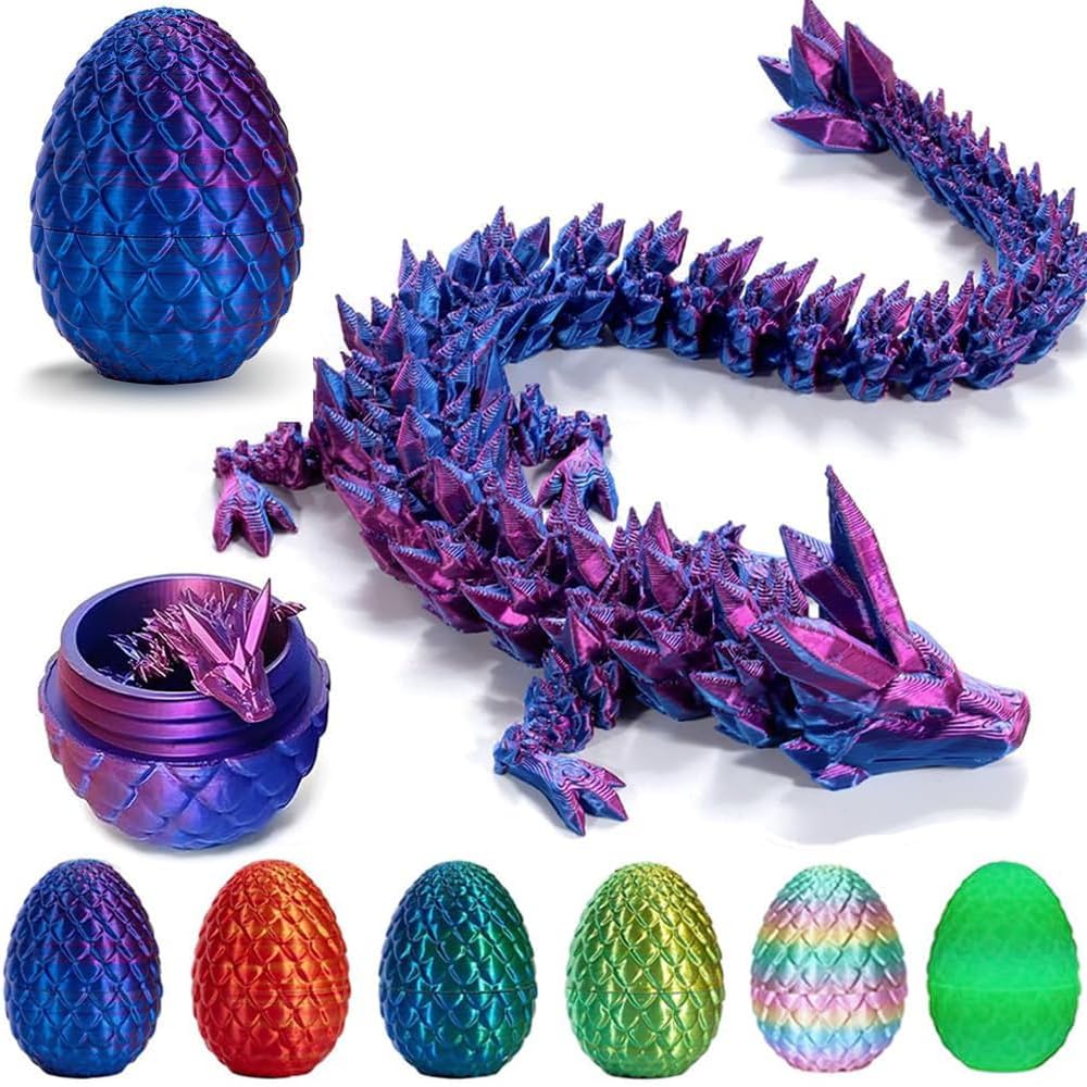3D Dragon Egg - Handcrafted Mystical Decorative Piece 2