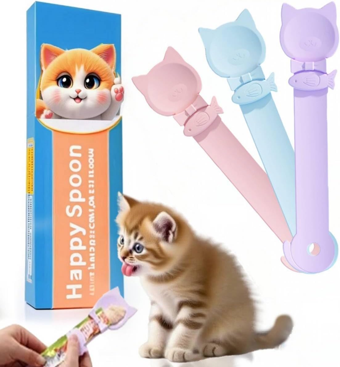 Cat Treat Spoon - Elevate Treat Time for Your Furry Friend 2