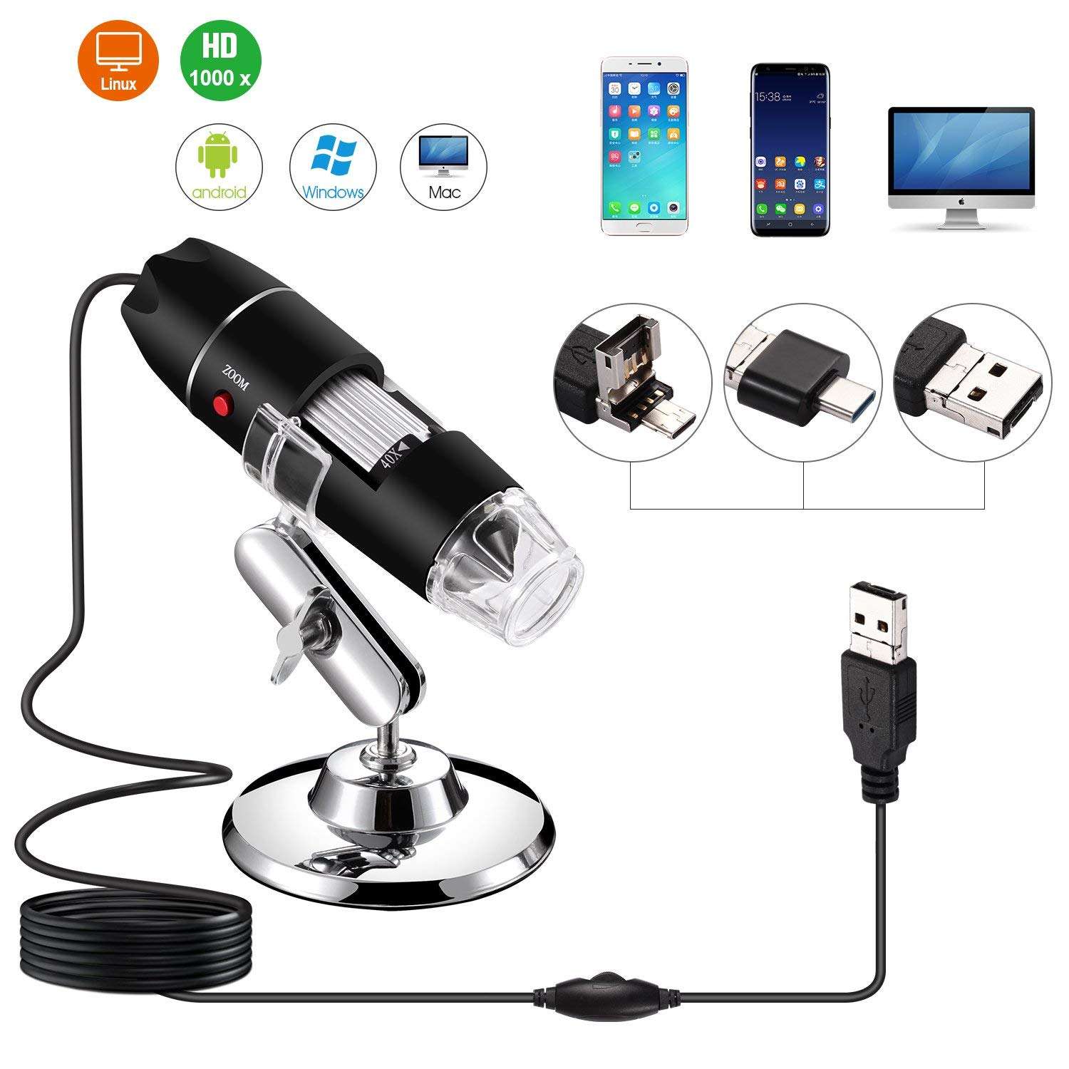 1000x Zoom USB Microscope Camera - Explore Microscopic Worlds 3