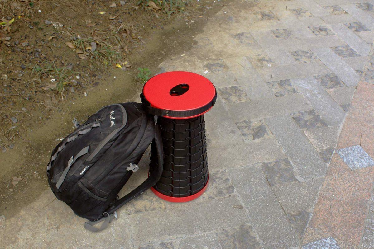 Incredible Retractable Stool - Portable Outdoor Seating 3