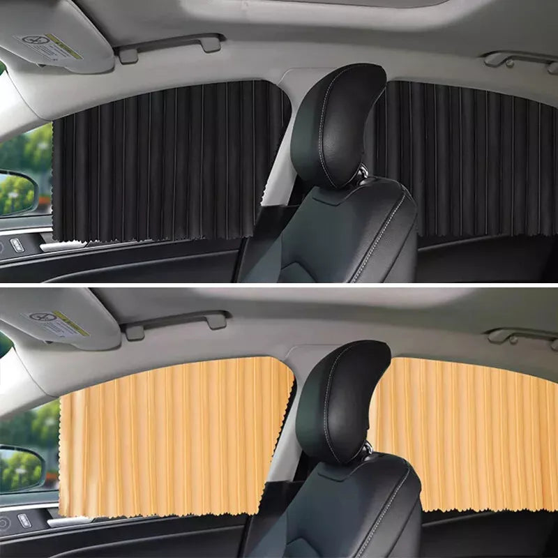 Magnetic Car Sunshade Window Curtain - Stay Cool While Driving 3
