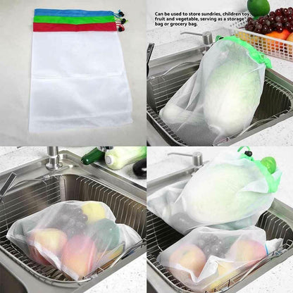 12pcs Reusable Produce Bags - Eco-Friendly Grocery Solution 4