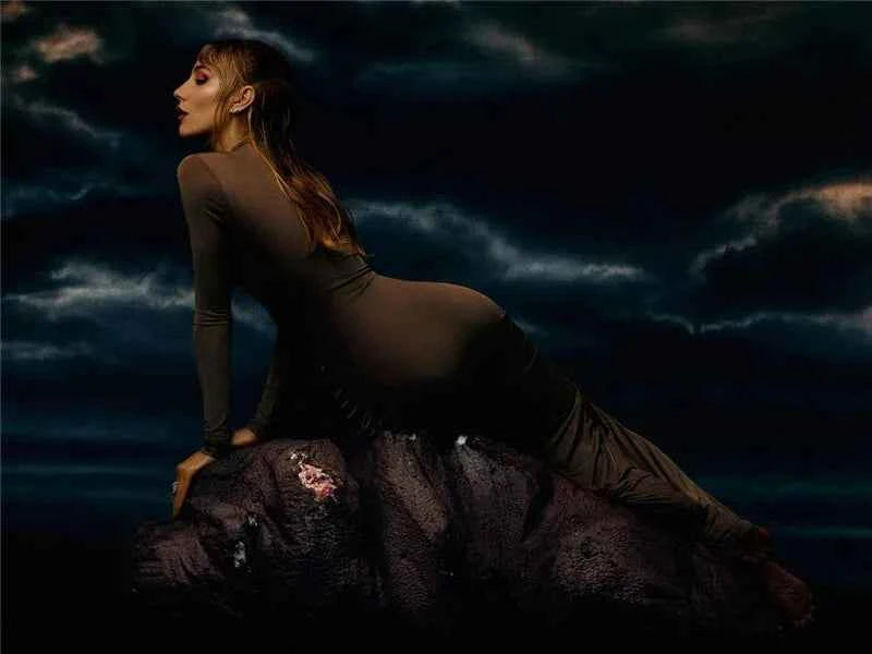 Diagonal Collar Long Sleeve Solid High Waist Ruched Bodycon Maxi Dress - Rown