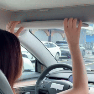 Car Sun Visor Mirror with LED Lights - Beauty on the Go 1