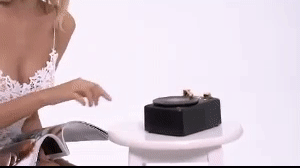 Rechargeable Vintage Gramophone Speaker Music 1