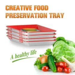 Creative Food Preservation Tray 4pcs - Keep Food Fresh 1