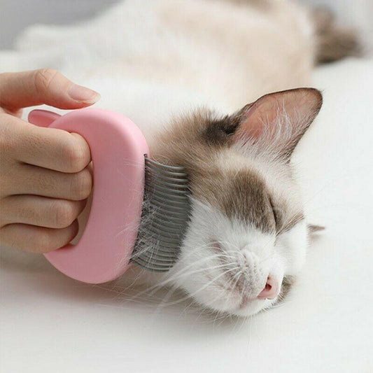 Pet Hair Removal Massaging Shell Comb - Groom & Pamper Your Pet 1