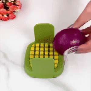2-in-1 Vegetable Chopper Dicing & Slitting - Quick Meal Prep 1