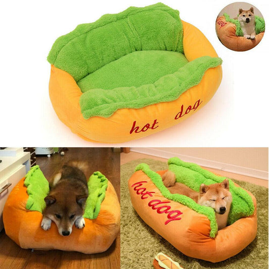 Hot Dog Pet Bed - Cozy and Fun Dog Bed for Your Pet 1
