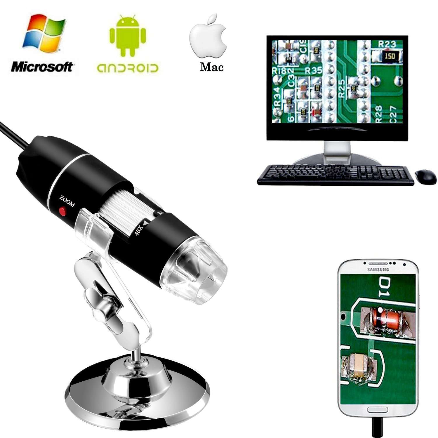 1000x Zoom USB Microscope Camera - Explore Microscopic Worlds 1