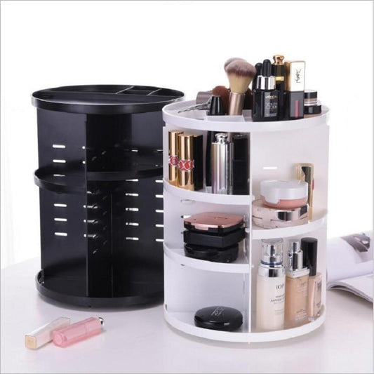 360 Rotating Make-up Organizer - Effortless Beauty Storage 1