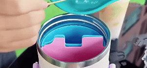 2-in-1 Drink Separator Silicone - Keep Flavors Separate 1