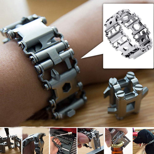 29 In 1 Multi-Tool Wearable Stainless Steel Bracelet 1