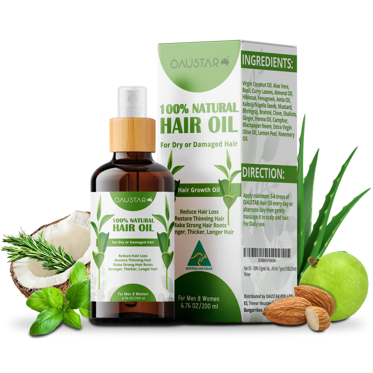Oil for Hair Growth - Organic Rosemary Oil for Fuller Hair 1