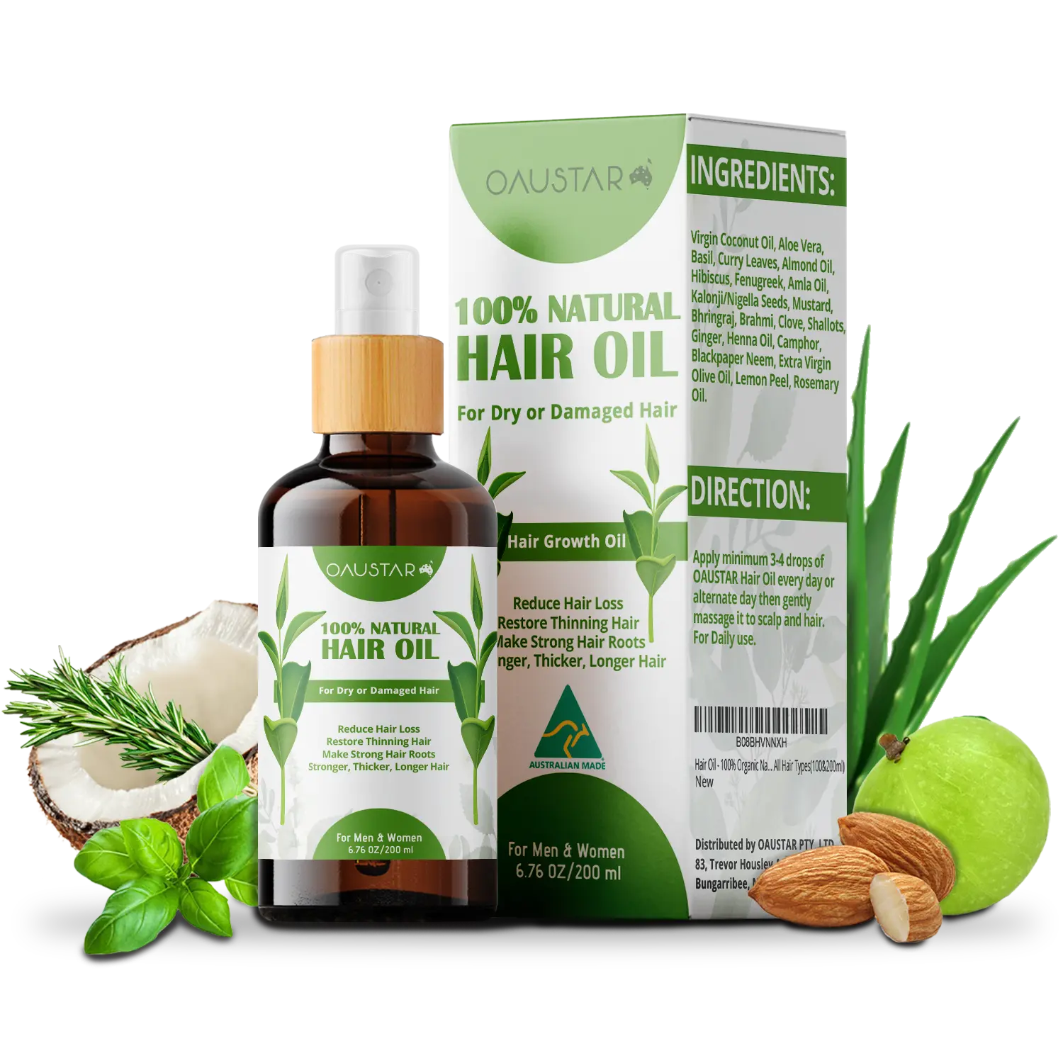 Oil for Hair Growth - Organic Rosemary Oil for Fuller Hair 1