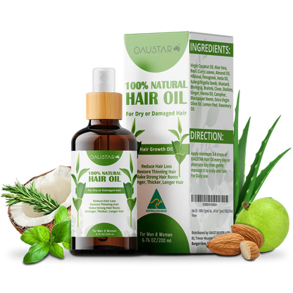 Oil for Hair Growth - Organic Rosemary Oil for Fuller Hair 1