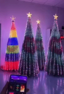 Christmas Tree Lightshow - Dazzling Holiday Light Effects 1