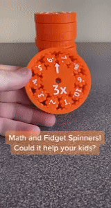 Math Fidge’t Spinners Toy - Fun Learning Tool for Kids 1