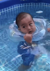 Baby Neck Float - Safe and Fun Bath Time for Your Little One 1