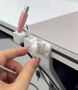 Cable Management Clips - Eliminate Clutter Effortlessly 1